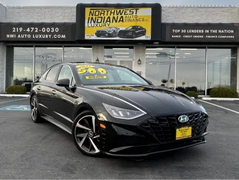 Black 2023 HYUNDAI SONATA SEL PLUS for sale in Merrillville, IN
