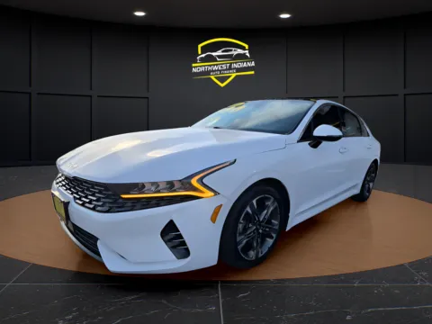 White 2022 KIA K5 EX for sale in Merrillville, IN