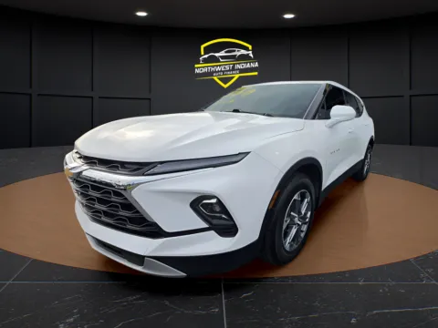 White 2023 CHEVROLET BLAZER LT for sale in Merrillville, IN