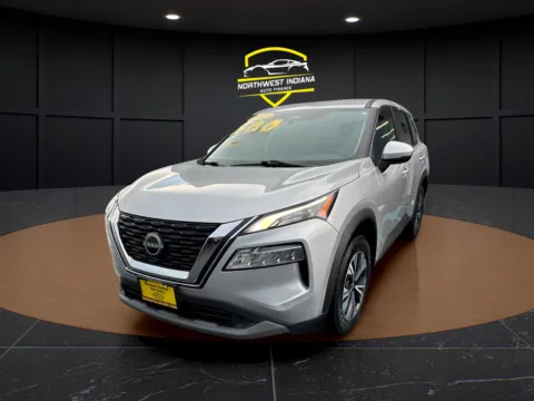 Silver 2022 NISSAN ROGUE SV for sale in Merrillville, IN