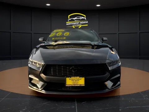 Black 2024 FORD MUSTANG ECOBOOST for sale in Merrillville, IN