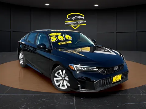 Black 2025 HONDA CIVIC LX for sale in Merrillville, IN