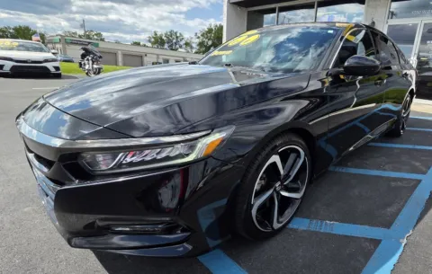 Black 2020 HONDA ACCORD SPORT for sale in Merrillville, IN