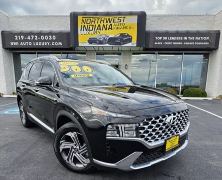 Black 2023 HYUNDAI SANTA FE SEL for sale in Merrillville, IN
