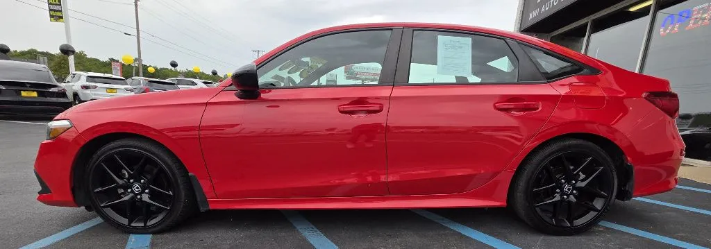 Red 2022 HONDA CIVIC SPORT for sale in Merrillville, IN
