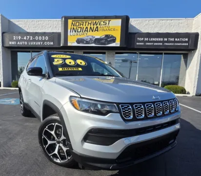 Silver 2025 JEEP COMPASS LIMITED for sale in Merrillville, IN