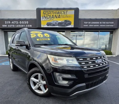 Black 2016 FORD EXPLORER XLT for sale in Merrillville, IN