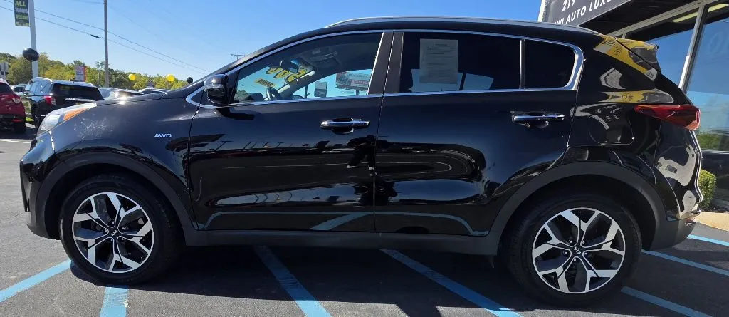 Black 2021 KIA SPORTAGE EX for sale in Merrillville, IN