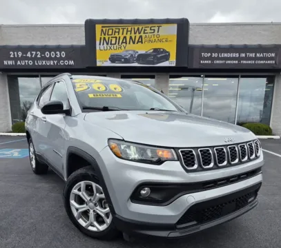 Silver 2024 JEEP COMPASS LATITUDE for sale in Merrillville, IN