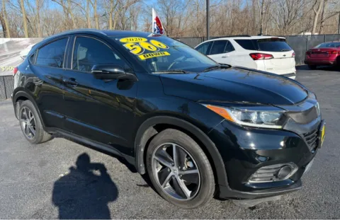 Black 2022 HONDA HR-V EX-L for sale in Schererville, IN