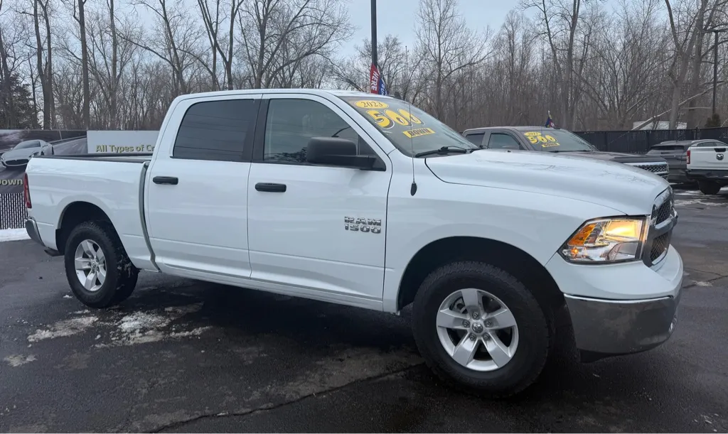 White 2023 RAM 1500 CLASSIC SLT for sale in Schererville, IN
