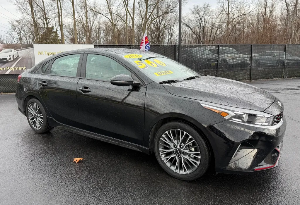 Black 2024 KIA FORTE GT-LINE for sale in Schererville, IN