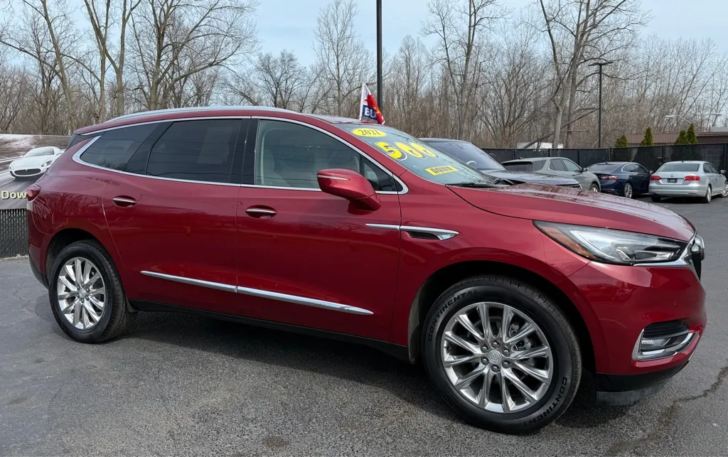 Red 2021 BUICK ENCLAVE PREMIUM for sale in Schererville, IN