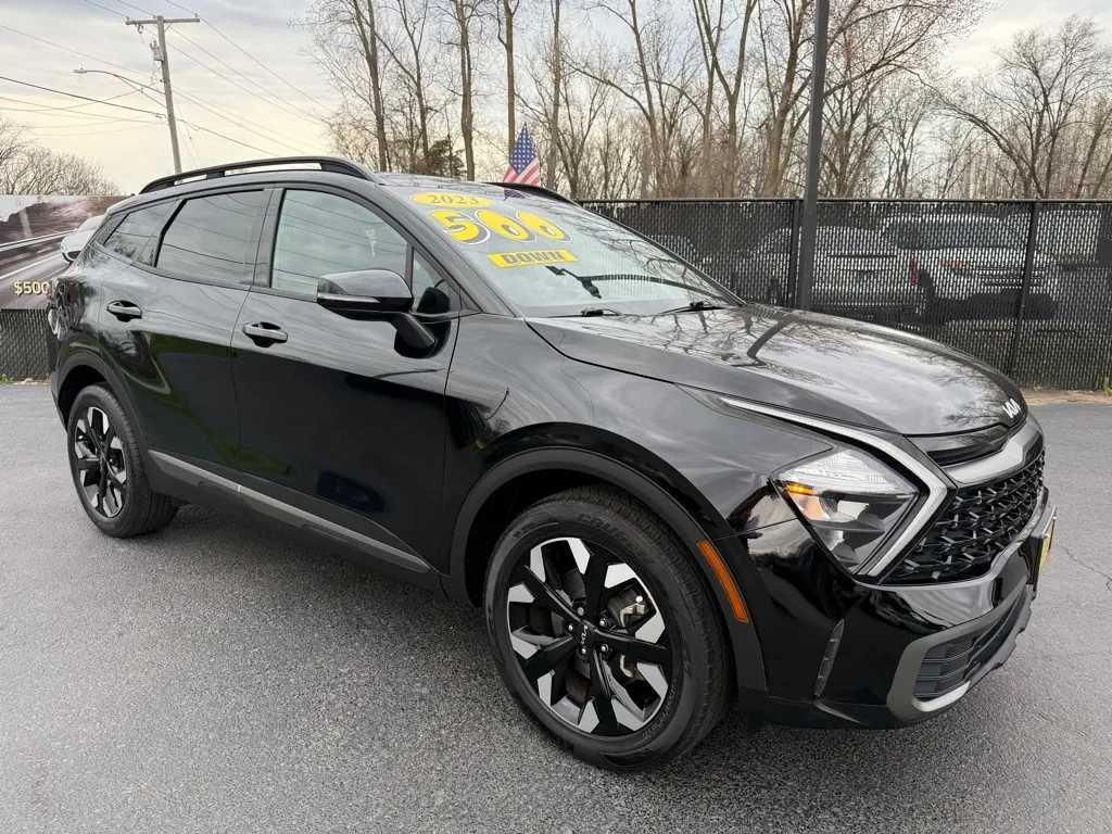 Black 2023 KIA SPORTAGE X-LINE for sale in Schererville, IN