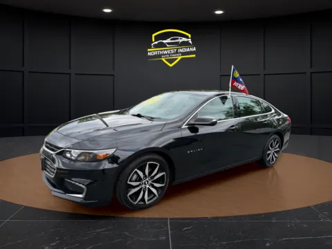 Black 2018 CHEVROLET MALIBU LT for sale in Schererville, IN