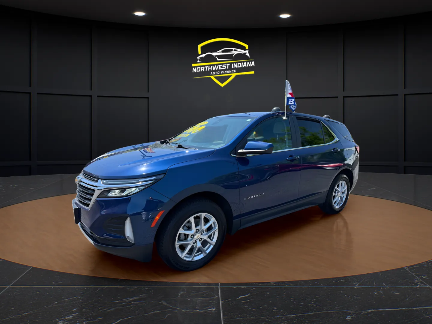Blue 2022 CHEVROLET EQUINOX LT for sale in Schererville, IN