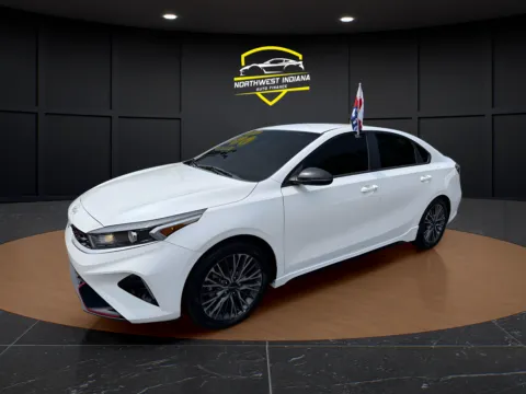 White 2023 KIA FORTE GT-LINE for sale in Schererville, IN