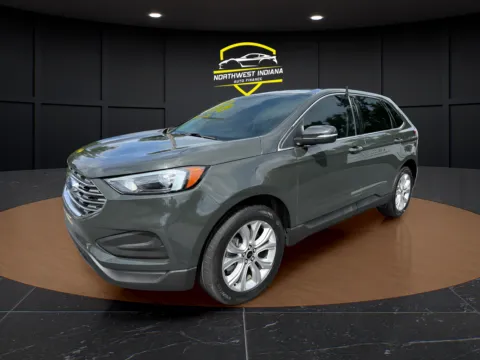 Green 2024 FORD EDGE TITANIUM for sale in Schererville, IN
