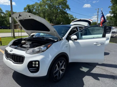 White 2018 KIA SPORTAGE SX TURBO for sale in Schererville, IN