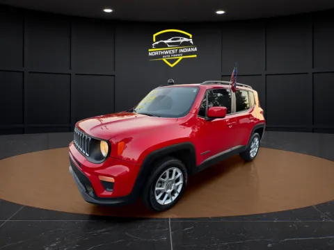 Red 2021 JEEP RENEGADE LATITUDE for sale in Schererville, IN