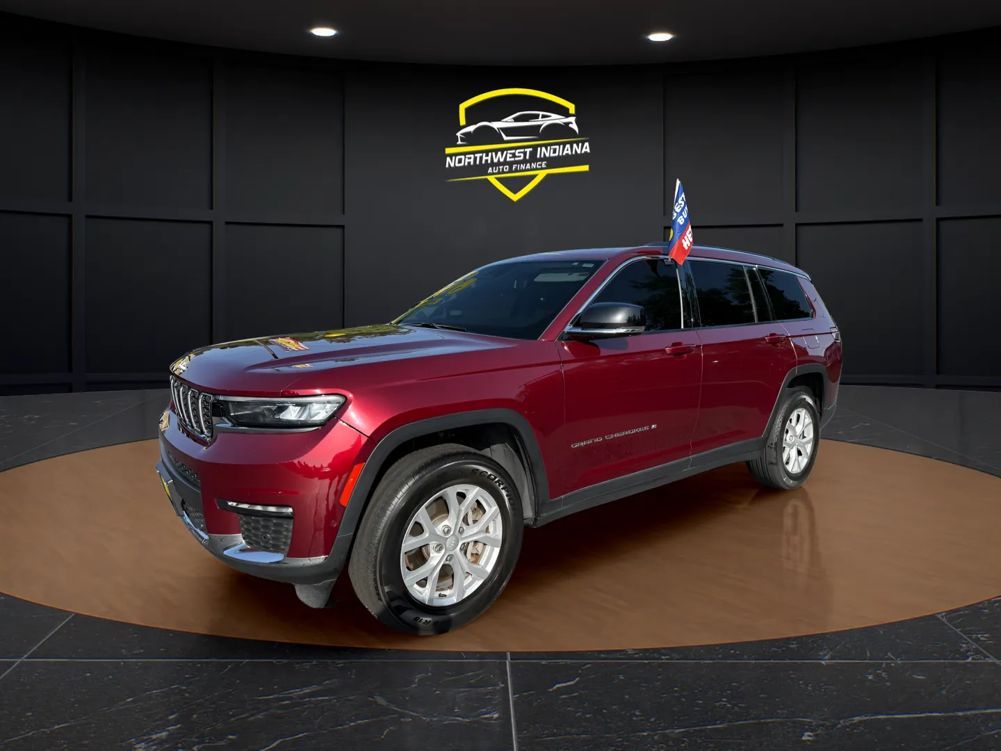 Red 2023 JEEP GRAND CHEROKEE LIMITED for sale in Schererville, IN