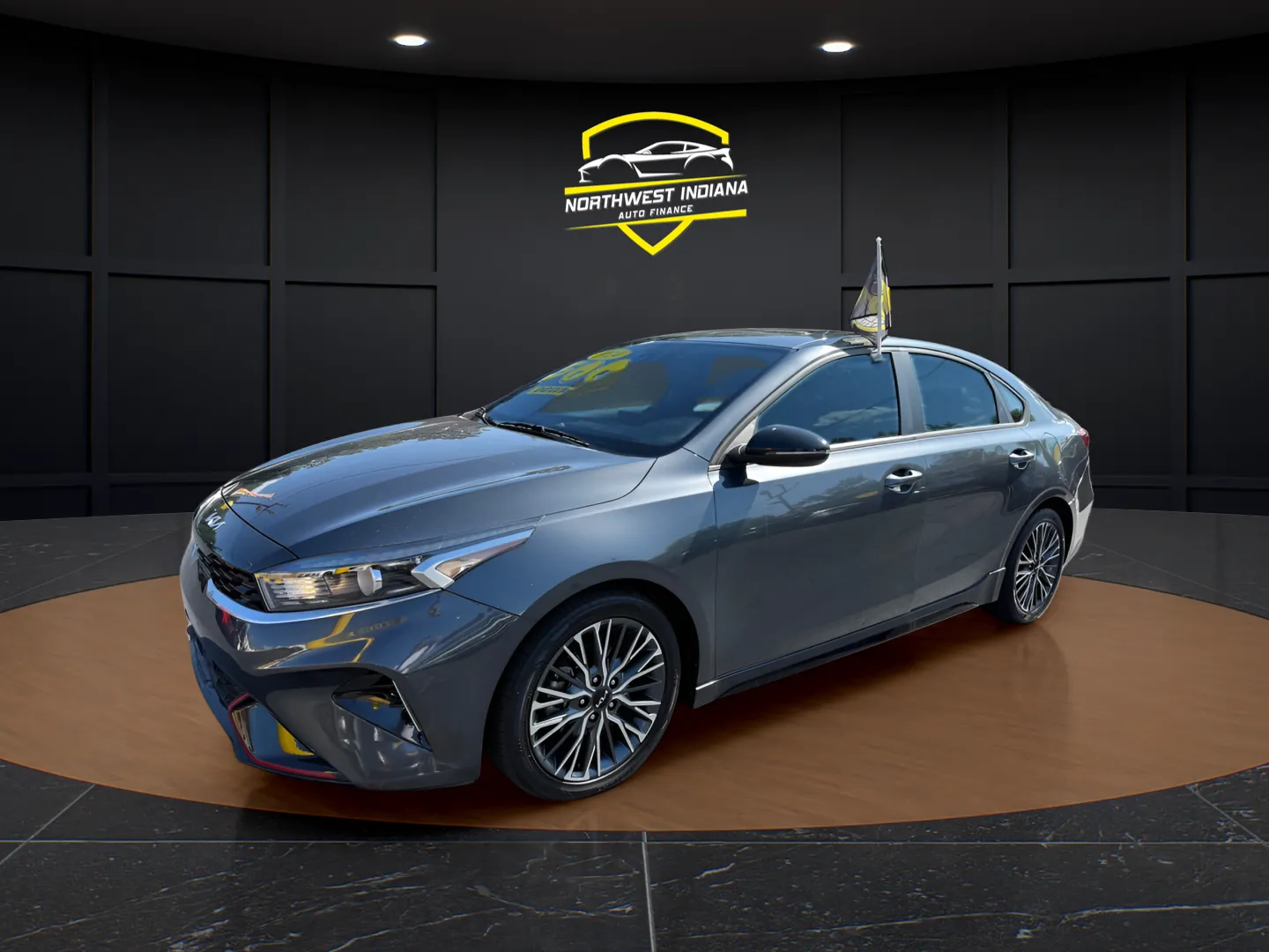 Gray 2024 KIA FORTE GT-LINE for sale in Schererville, IN