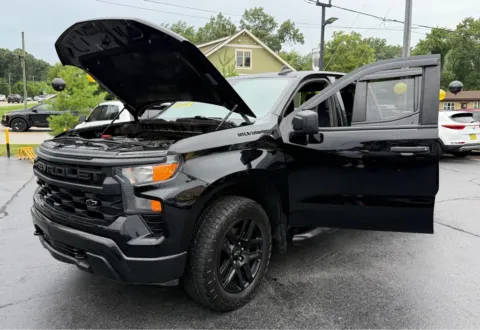 Black 2022 CHEVROLET SILVERADO 1500 CUSTOM for sale in Schererville, IN
