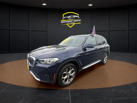 Blue 2022 BMW X3 XDRIVE30I for sale in Schererville, IN