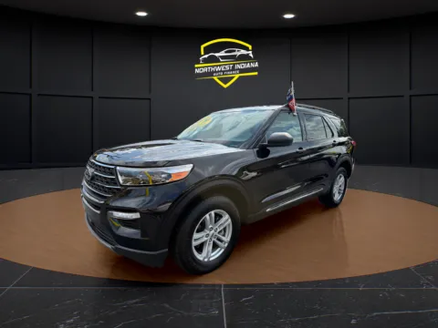 Black 2023 FORD EXPLORER XLT for sale in Schererville, IN