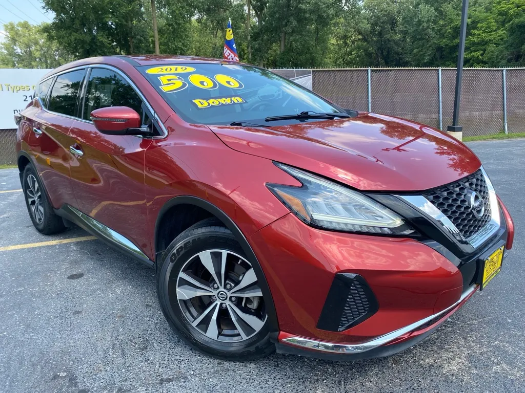 Red 2019 NISSAN MURANO S for sale in Schererville, IN