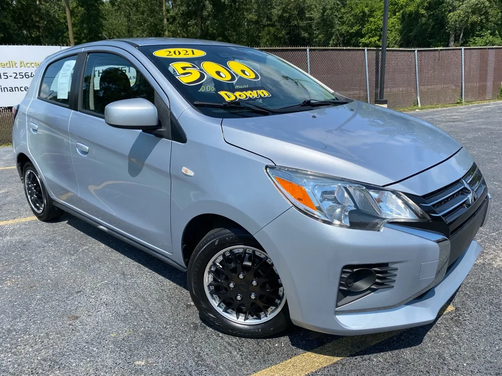Silver 2021 MITSUBISHI MIRAGE ES for sale in Schererville, IN
