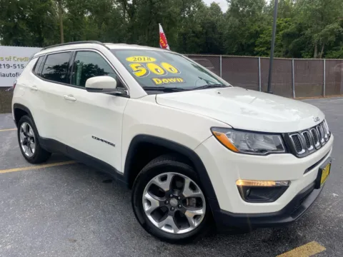 White 2018 JEEP COMPASS LATITUDE for sale in Schererville, IN
