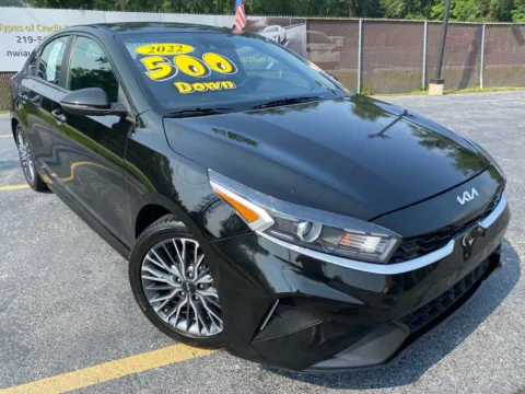 Black 2022 KIA FORTE GT LINE for sale in Schererville, IN
