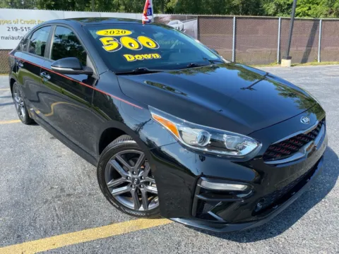 Black 2020 KIA FORTE GT LINE for sale in Schererville, IN