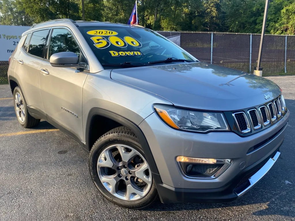 Silver 2020 JEEP COMPASS LIMITED for sale in Schererville, IN