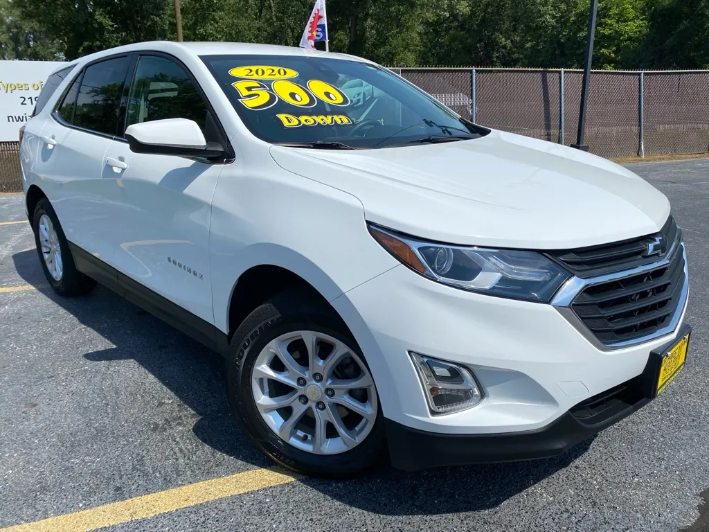 White 2020 CHEVROLET EQUINOX LT for sale in Schererville, IN