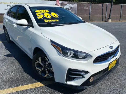 White 2021 KIA FORTE LXS for sale in Schererville, IN