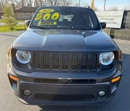 Photos of 2021 JEEP RENEGADE LATITUDE for sale in Schererville, IN at NWI Auto Finance Schererville
