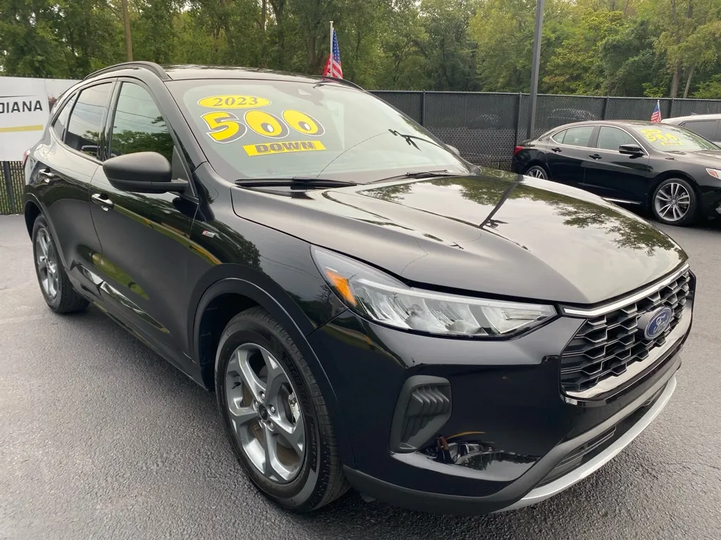 Black 2023 FORD ESCAPE ST LINE for sale in Schererville, IN