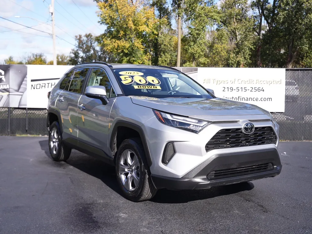Silver 2025 TOYOTA RAV4 XLE for sale in Schererville, IN