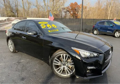 Black 2023 INFINITI Q50 SENSORY for sale in Schererville, IN