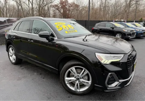 Black 2022 AUDI Q3 PREMIUM PLUS S LINE 45 for sale in Schererville, IN
