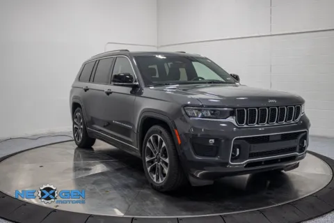Gray 2021 Jeep Grand Cherokee L Overland for sale in Orem, UT