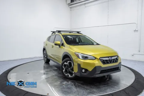 Yellow 2021 Subaru Crosstrek Limited for sale in Orem, UT