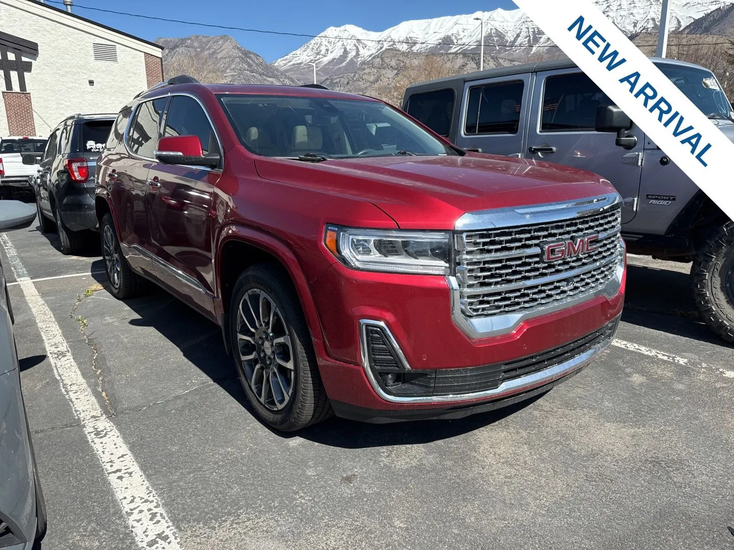Red 2020 GMC Acadia Denali for sale in Lindon, UT