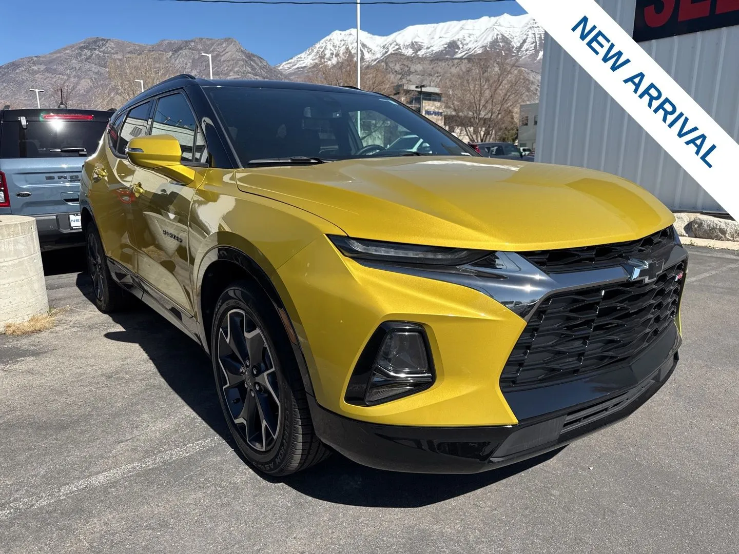 Yellow 2022 Chevrolet Blazer RS for sale in Lindon, UT