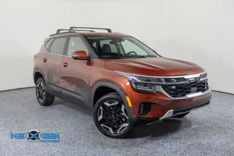 Orange 2025 Kia Seltos SX for sale in Lindon, UT