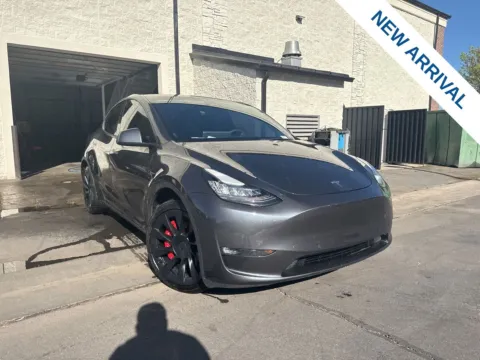 Blue 2023 Tesla Model Y Long Range for sale in Lindon, UT