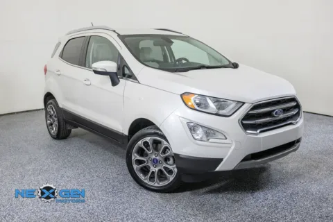 White 2018 Ford EcoSport Titanium for sale in Lindon, UT