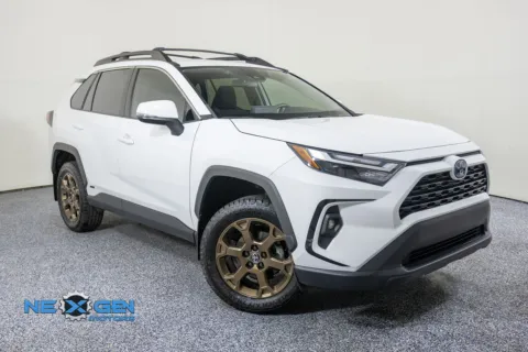 White 2023 Toyota RAV4 Hybrid Woodland Edition for sale in Lindon, UT